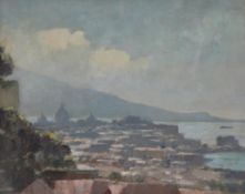 λ Edward Seago (British 1910-1974), A panoramic view of Sorrento, Italy