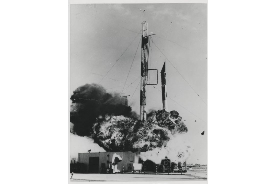The first US satellite launch (Vanguard, Explorer I) and early views of V2 rockets, 1949-1958 - Image 2 of 9