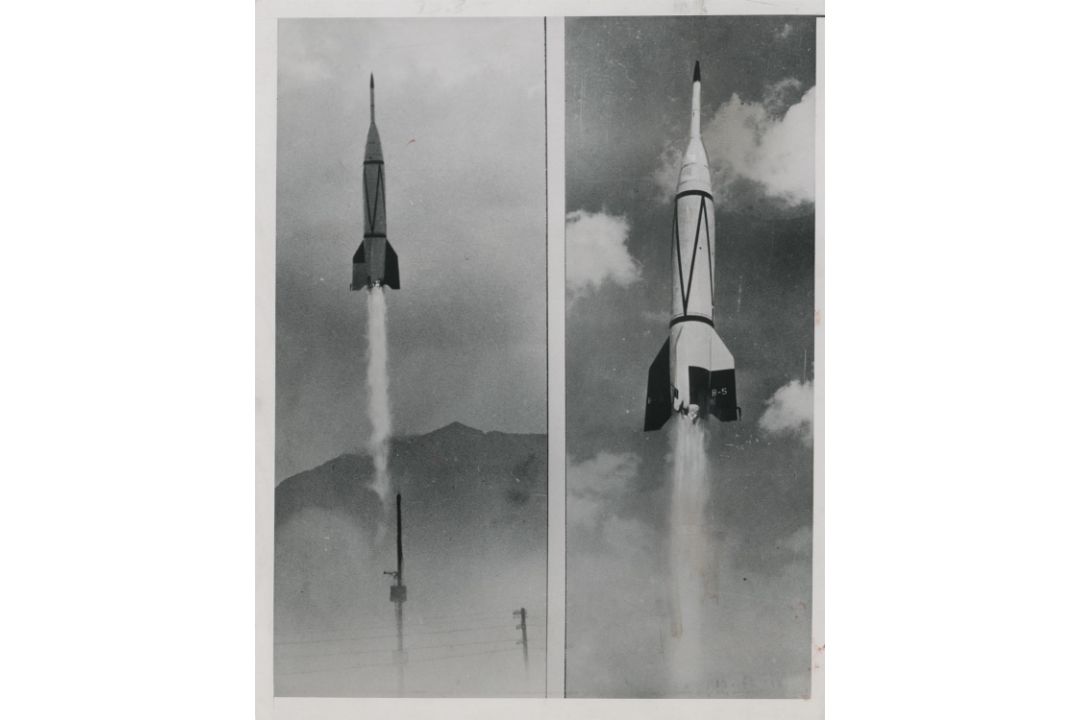 The first US satellite launch (Vanguard, Explorer I) and early views of V2 rockets, 1949-1958 - Image 8 of 9