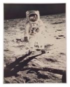 Buzz Aldrin on the Moon [large format], Life Magazine cover image, Apollo 11, July 1969