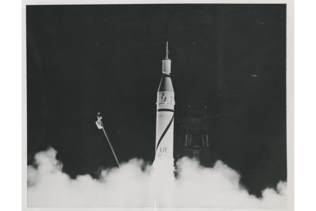 The first US satellite launch (Vanguard, Explorer I) and early views of V2 rockets, 1949-1958 - Image 4 of 9