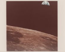 Earthrise, taken after transearth injection, Apollo 11, July 1979