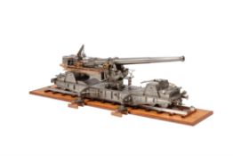 A fine exhibition and award winning model of a First World War Railway Gun
