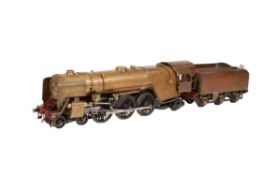 A well engineered 3 1/2 inch gauge model of a 4-6-2 Britannia tender locomotive