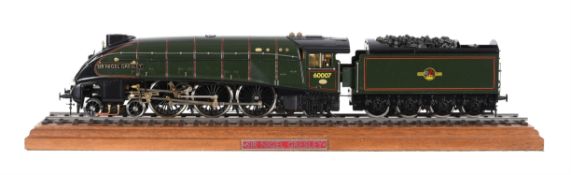 A gauge 1 live steam model of the British Railway 4-6-2 tender locomotive No 60007 'Sir Nigel Gresle