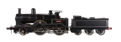 A well engineered 3 1/2 inch gauge model of 2-4-0 Hardwick tender locomotive No 1306