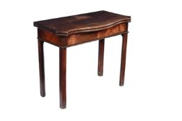 A George III mahogany tea table