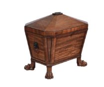 A George IV mahogany cellaret