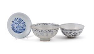 A Chinese blue and white bowl