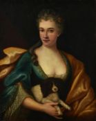 French School (late 18th century), Portrait of a lady said to be Louise Fave de Breuil