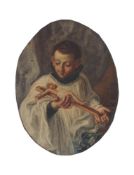 Attributed to Benedetto Luti (Italian 1666-1724), Choir boy holding a crucifix