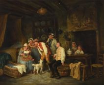 Léon Marie Constant Dansaert (Belgian 1830-1909), Centre of attention