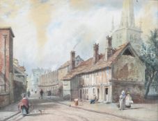 British School (19th century), The Draper's Arms house belonging to the Draper's Company
