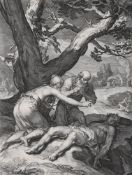 Jan Pietersz Saenredam (After Abraham Bloemaert), Die Geschichte des ersten Menschenpaares