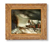 λ MAURICE DE VLAMINCK (FRENCH 1876-1958), PAYSAGE D'HIVER