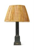 A FRENCH TÔLE PEINTE LAMP BASE