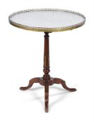 A LOUIS XVI MAHOGANY TRIPOD TABLE