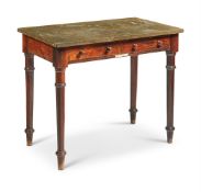 Y AN OAK SIDE TABLE, 19TH CENTURY