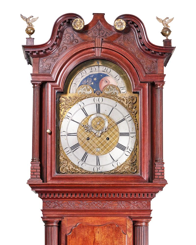 A GEORGE III MAHOGANY LONGCASE CLOCK - Image 2 of 2