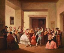 JOSE GUTIERREZ DELA VEGA (SPANISH 1791-1865), FIGURES DANCING