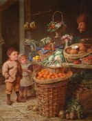 ATTRIBUTED TO HENRY CHARLES BRYANT (BRITISH 1835-1915), THE MARKET STALL