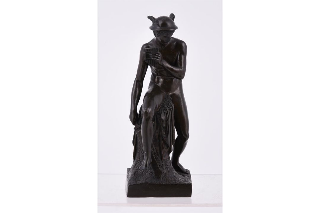 A patinated bronze model of Mercury - Image 3 of 4