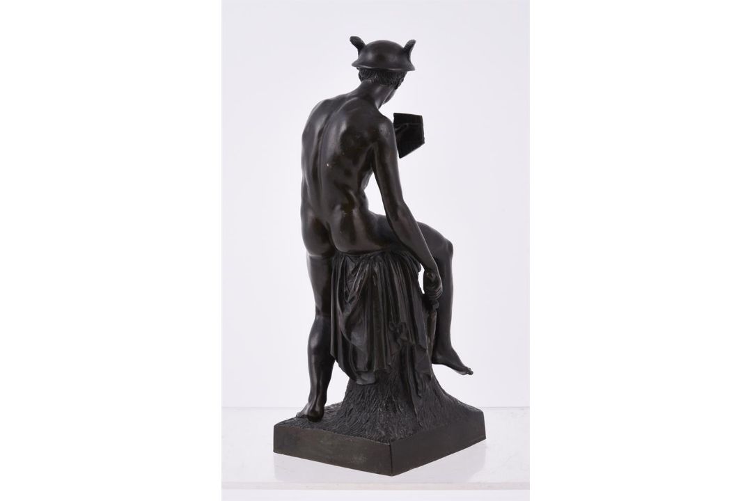 A patinated bronze model of Mercury - Image 4 of 4