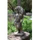 A carved limestone model of a Bacchic putto - Image 1 of 2