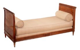 A mahogany day bed in Regency style