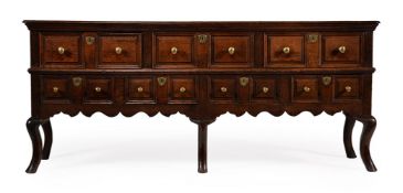 AN OAK DRESSER BASE, EARLY 18TH CENTURY