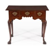 A GEORGE II MAHOGANY SIDE TABLE, POSSIBLY IRISH, CIRCA 1755