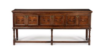 A CHARLES II OAK DRESSER BASE, CIRCA 1680