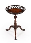A GEORGE III MAHOGANY CANDLE STAND, CIRCA 1765