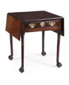 A GEORGE II MAHOGANY PEMBROKE TABLE, POSSIBLY IRISH, CIRCA 1745