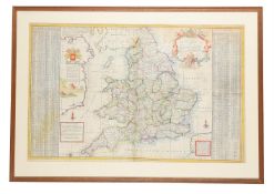 CARTOGRAPHY; MOLL (HERMAN) (1654-1732) 'THE SOUTH PART OF GREAT BRITAIN'