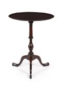 A GEORGE III MAHOGANY TRIPOD TABLE, CIRCA 1780