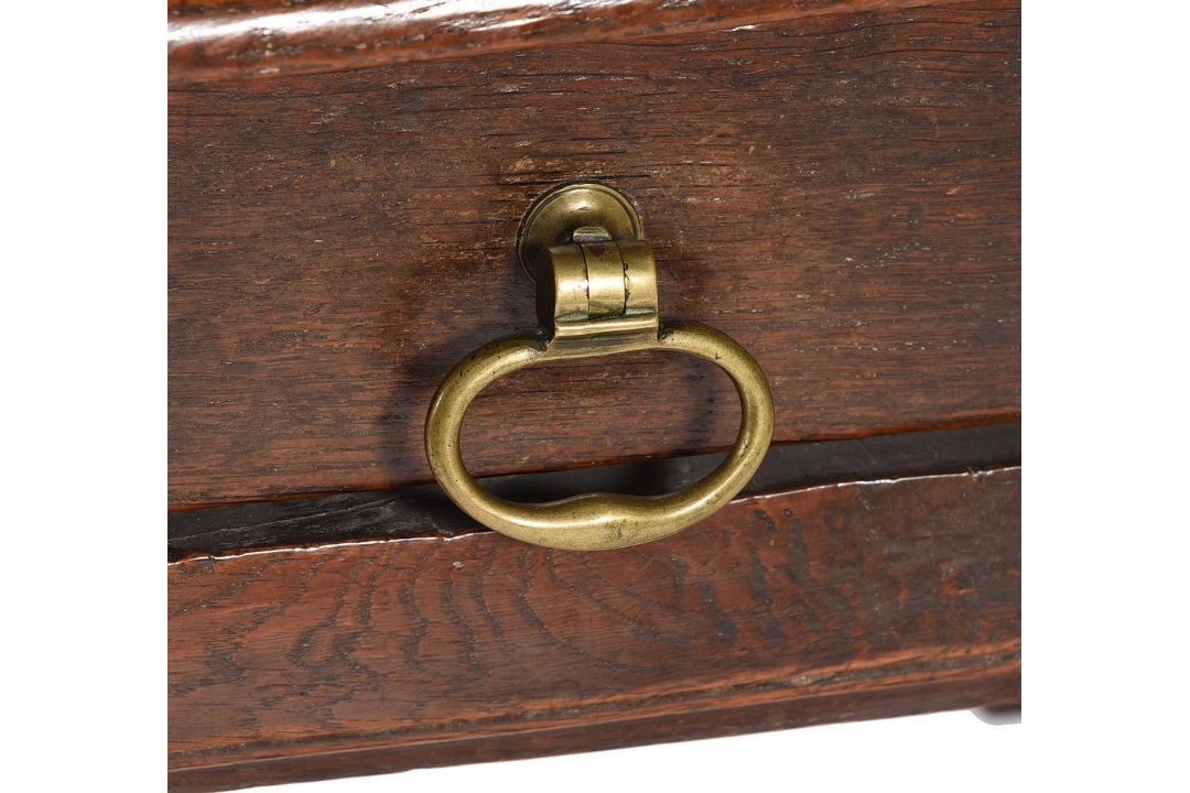 A COMMONWEALTH OAK SIDE TABLE, MID 17TH CENTURY - Image 4 of 5