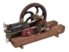 A well engineered model of a 'R & B' petrol horizontal stationary engine