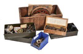 Three boxes of model engineering related items