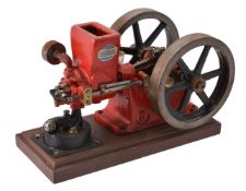 A well engineered model of 'The Associated Line' hit-and-miss stationary engine