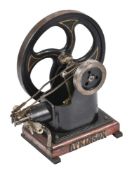 A well engineered model of an 'over-crank' horizontal stationary engine