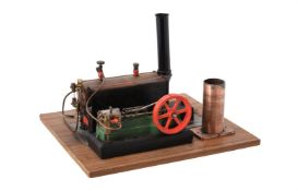 A model of a Stuart Turner S50 horizontal mill engine