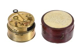 A VICTORIAN BRASS BOX SEXTANT PRESENTED TO GENTLEMAN CADET A. JOPP OF THE EAST INDIA COMPANY
