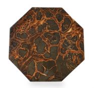 A POLISHED SICILIAN JASPER OR 'TURTLE STONE' PANEL, 19TH CENTURY