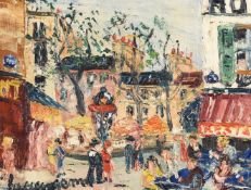 λ Lucien Genin (French 1894-1958), Street scene