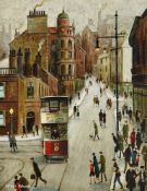 λ Arthur Delaney (British 1927-1987), Bridge Street, Stockport
