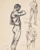 Théophile Alexandre Steinlen (French/Swiss 1859-1923), Head and figure studies