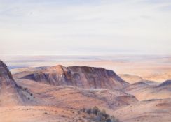 Kenneth Jack (Australian 1924-2006), Towards Lake Frome (Salt), South Australia