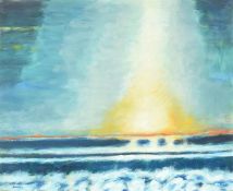 λ John Houston (Scottish 1922-2020), Sea and Evening Sky, Arisaig, 2004