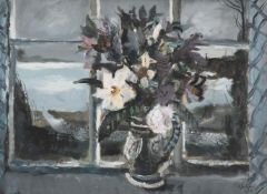 λ Rowland Suddaby (British 1912-1978), Still Life on a Window Sill